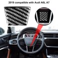 thumbnail image 1 of Garniture de Roue Anti-Rayures Auto-Adhésive en Fibre de Carbone pour Audi A6L A7 2019, 1 of 7