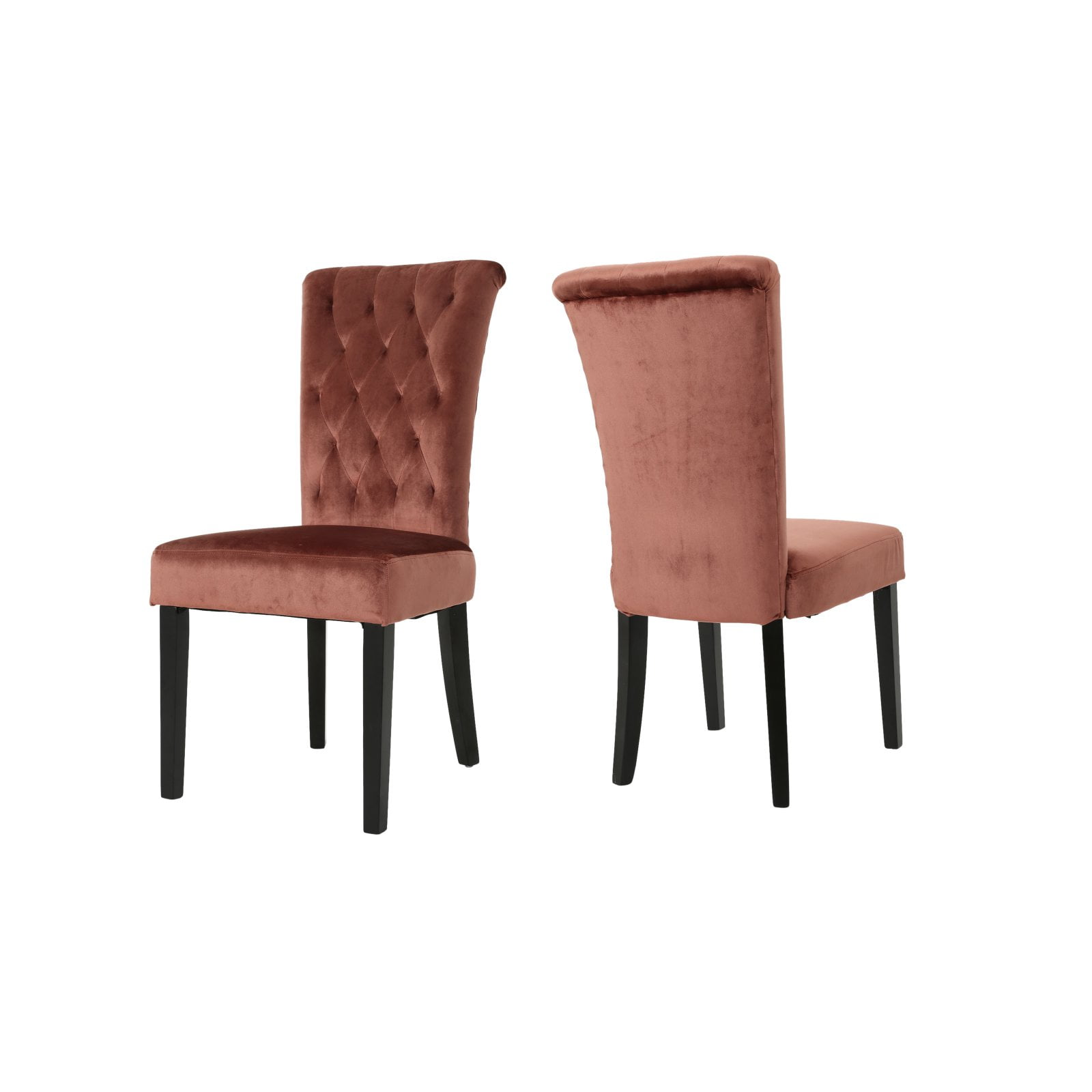 Venetian Tufted Velvet Dining Side Chair - Set of 2 - Walmart.com