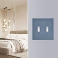thumbnail image 5 of Dailycode Light Switch Plate Covers 2 Gang Wall Plate Plastics Outlet Covers for Kitchen Home Office Decor Blue, 5 of 8