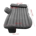 thumbnail image 5 of Car Inflatable Bed Back Seat Mattress Airbed for Rest Sleep Travel Camping Black, 5 of 5