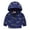 Dark Blue, variant on Vikakiooze Toddler Long Sleeved Coat Printed Hooded Jacket Suit Jacket Hooded Baby Boys Girls Autumn Winter Long Sleeve Thick Warm Outerwear Kids Jackets