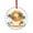 Pattern-4, variant on Merry Christmas Piano Keyboard Xmas Ornament Piano Music Notes Glass Round Ornaments Gift Exchange Present Ideas