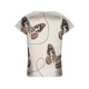 thumbnail image 4 of Camiseta de manga corta con estampado de mariposa sexy informal para mujer Pompotops hkajfhjk462343, 4 of 5