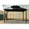 thumbnail image 2 of 10*10 color steel tile double-roof pavilion gazebo, 2 of 5