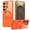 Orange, variant on Decase for Samsung Galaxy S26 Ultra Rugged Case,Hybrid PC+TPU Bumper+Metal Gear Design,Shockproof Cover with 360° Pivot Ring Kickstand,Clear