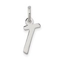 thumbnail image 1 of 925 Sterling Silver Dainty Letter T Initiale Nom Monogramme Collier Pendentif Pendentif, 1 of 6