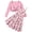 Pink Butterfly, variant on Lanbubble Girls Dress With Cardigan Set For Teen 7-14T Adjustable Cami Dress with Long Sleeve 2 Piece Set Royal Blue Floral Fall Dresses