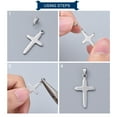 thumbnail image 5 of 1000pc Resistant 201 Stainless Steel Snap on Bails for Pendant Making Mixed Color 6.5x6x3mm, 5 of 6