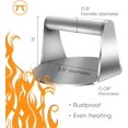thumbnail image 5 of Outset Burger Smasher, Stainless Steel, 6", 5 of 5