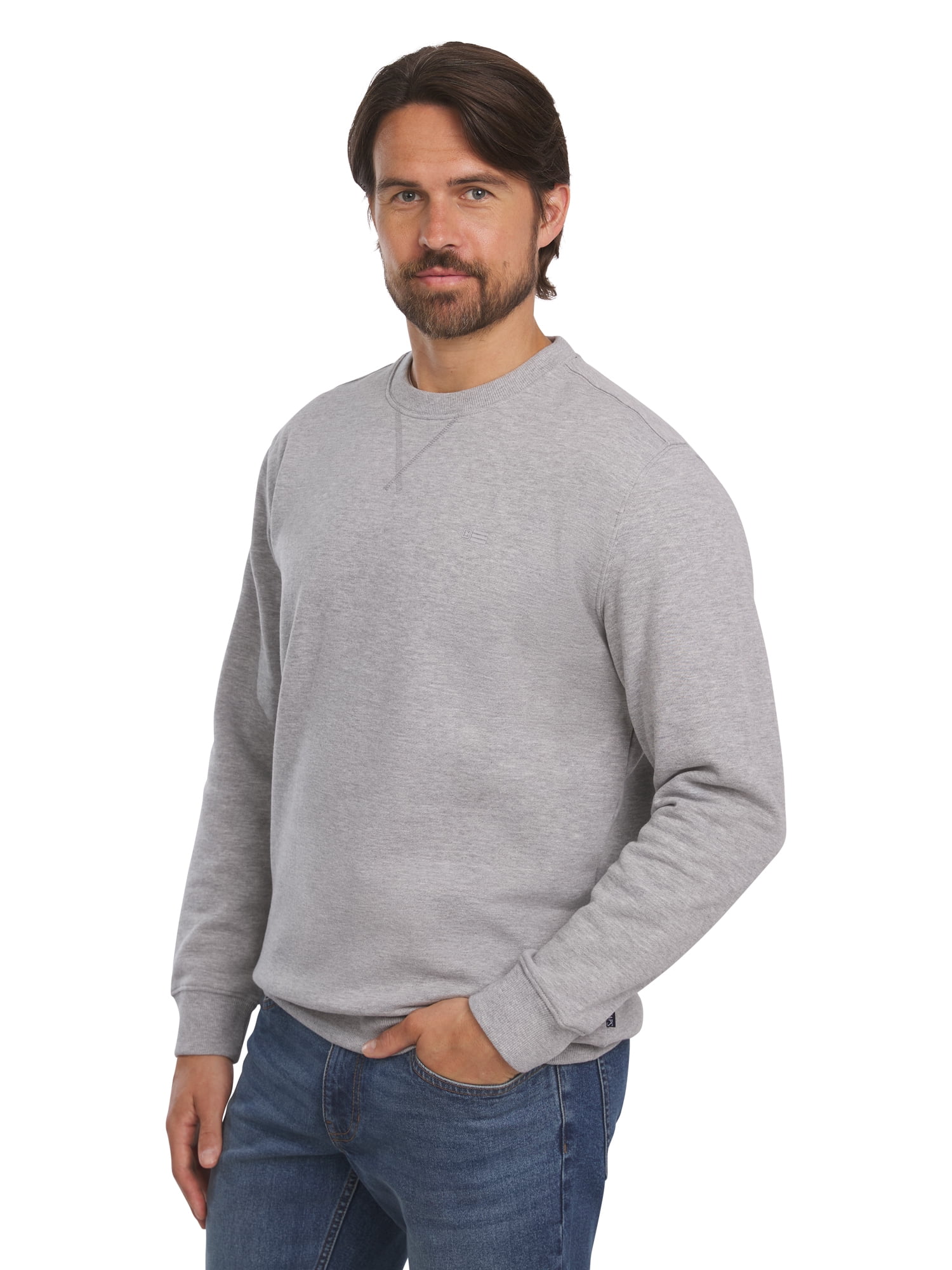 Chaps Men's & Big Men's Everyday Fleece Crewneck Sweatshirt, Sizes S-2XL