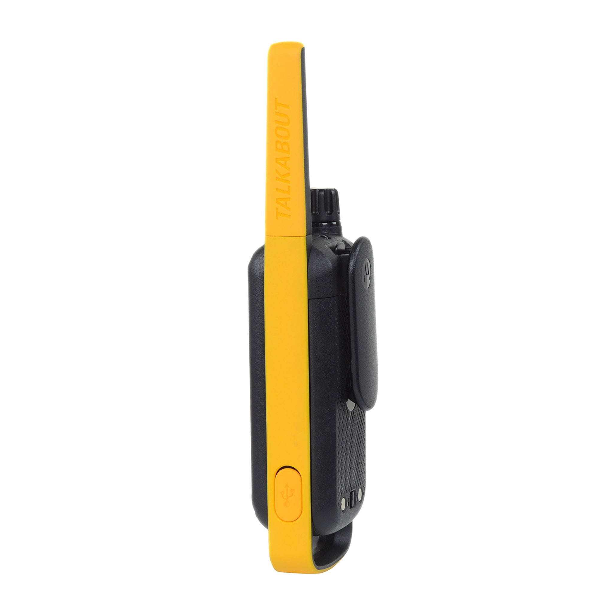 Motorola Solutions T475 35 mi. Two-Way Radio Black/Yellow 2-Pack w/ Accessories - 2-Pack