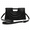 black, variant on Woven Crossbody Bag for Women, PU Faux Leather Trapezoid Shoulder Handbag with Tassel Detail, Multi-Way Purse for Daily Outing, Shopping, Travel, 11.4 x 3.3 x 5.1 in