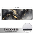 thumbnail image 5 of Kitchen Rugs Sets Of 2,Gray Marble Gold Wave Pattern Anti Fatigue Kitchen Mat Rugs Non Slip Washable,Decorative Kitchen Floor Mats for Kitchen,Sink,Laundry,17"x47"+17"x47", 5 of 5