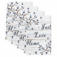 thumbnail image 2 of Farmhouse Kitchen Towels Set of 4, Blue Country Texas Star Vintage Berries Wooden Absorbent Dish Towels for Kitchen, Microfiber Hand Towel, Quick Drying Tea Towel for Cleaning Decorative Dishcloths, 2 of 7