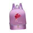 thumbnail image 4 of Mochila de ballet para niñas, bolsa de bailarina, mochila para niños con zapatos separados Púrpura estilo B, 4 of 9