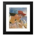 thumbnail image 2 of Pierre Bonnard 12x14 Black Modern Framed Museum Art Print Titled - Young Girls at La Mouette (1917), 2 of 5