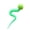 Green, variant on Cat Toy Ball with Long Plush Worm Tail, Interactive Kitten Chase Toy for Indoor Cats, High-Elasticity Bouncy Ball with Soft Fuzzy Tail, Multi-Color Pet Exercise & Boredom Relief Supplies