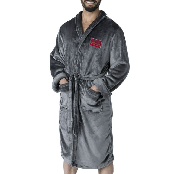 Men's The Northwest Group Charcoal Tampa Bay Buccaneers Bathrobe