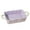 Purple, variant on Ceramic Double-Handled Tableware Rectangular Baking Pan Baked Rice Bowl Microwave Oven Salad Serving