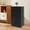 Black, variant on Rolling Bedside Table with 7 Drawers, Mobile Nightstand with Wheels, Modern Steel Storage Cabinet with Smooth Edges for Bedroom (Beige)