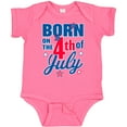 thumbnail image 3 of Inktastic Born on the 4th of July Boys or Girls Baby Bodysuit, 3 of 5