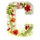 thumbnail image 1 of Lámpara nocturna decorativa de resina con letras y flores | Lámpara de mesa floral para dormitorio o habitación infantil | Decoración única para el hogar | Regalo artesanal para mujeres y niños, 1 of 4