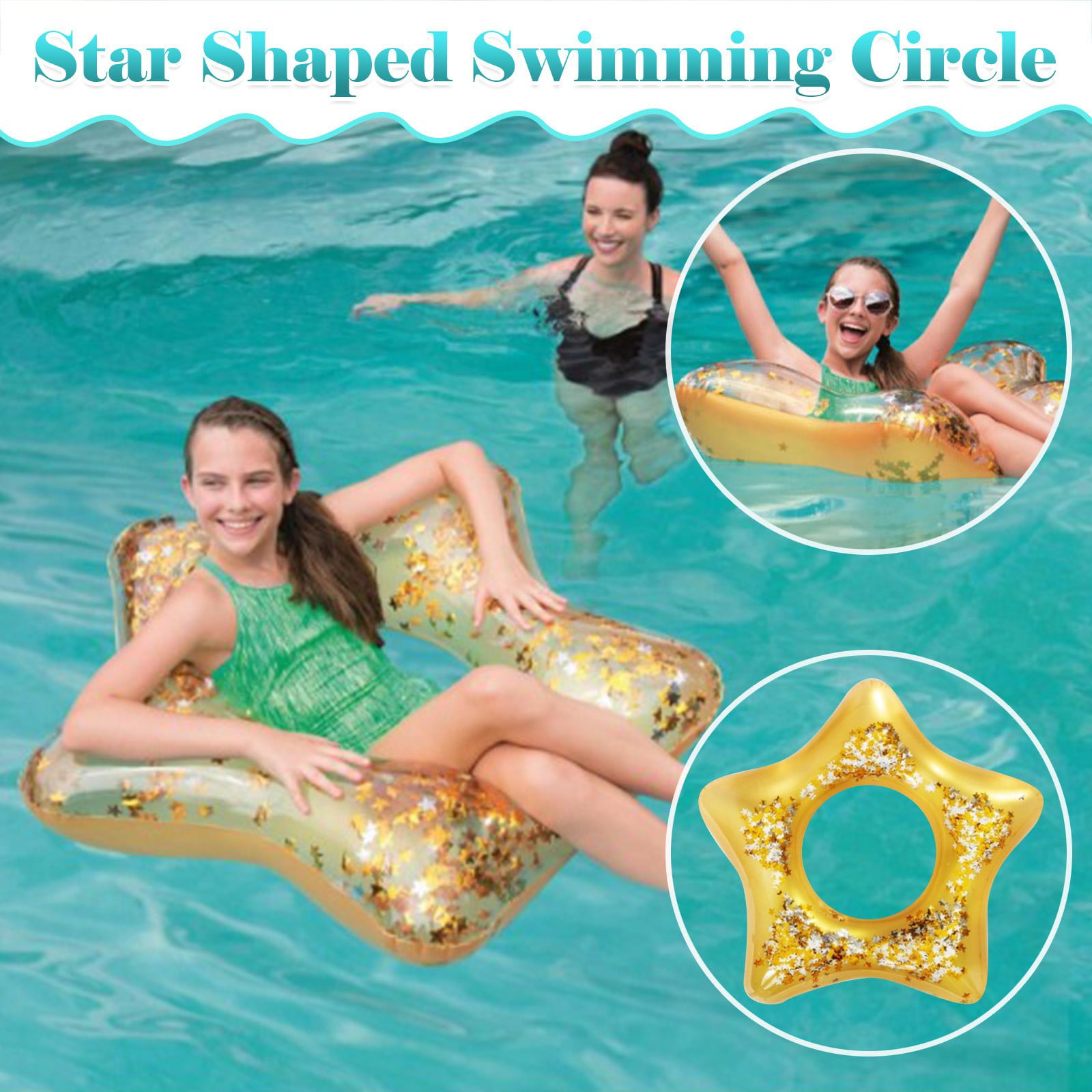 Details about   Foldable Inflatable Floating Bed Chair Seats Swimming Pool Beach Water Summer US 