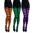 thumbnail image 4 of MesaSe Collants Rayés pour Fêtes à Thème Costume de Jeu, 4 of 21