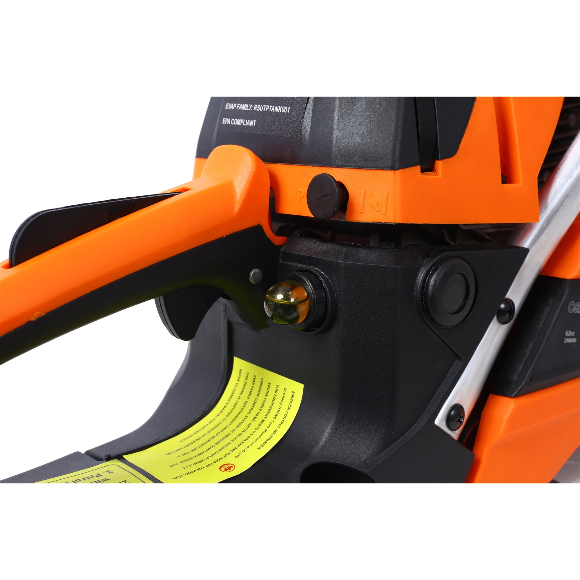 Holaki 62CC Gas Powered Chainsaw,20 Inch 2-Cycle Petrol Handheld Chain Saw,Gasoline Gas Chainsaws for Tree Wood Cutting,EPA Compliant,Orange
