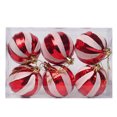 thumbnail image 2 of Nkmbld 6Pcs Shatterproof Christmas Balls Ornaments, Indoor Outdoor Shatterproof Christmas Ornaments, Xmars Party Wedding Suppiles, Red, 2 of 8