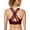 Burgundy + Double Thin Strap + High Impact, variant on High Impact Sports Bras for Women Criss Cross Back Sexy Running Bra Plus Size for Large Bust,Pink,Medium