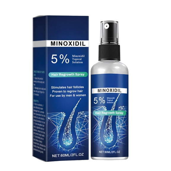 Alvantor Minoxidil Hair Growth Spray for Men and Women, Volumizing and Nourishing Treatment, 2fl.oz