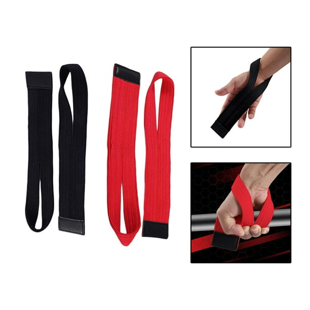 Muñequeras de elevación,Correas de levantamiento de pesas Correa de agarre 1 par,Fitness Culturismo Muñequeras Universales,Barra de mano Soporte de muñeca Correa de entrenamiento Gimnasio Macarena Muñequeras de elevación