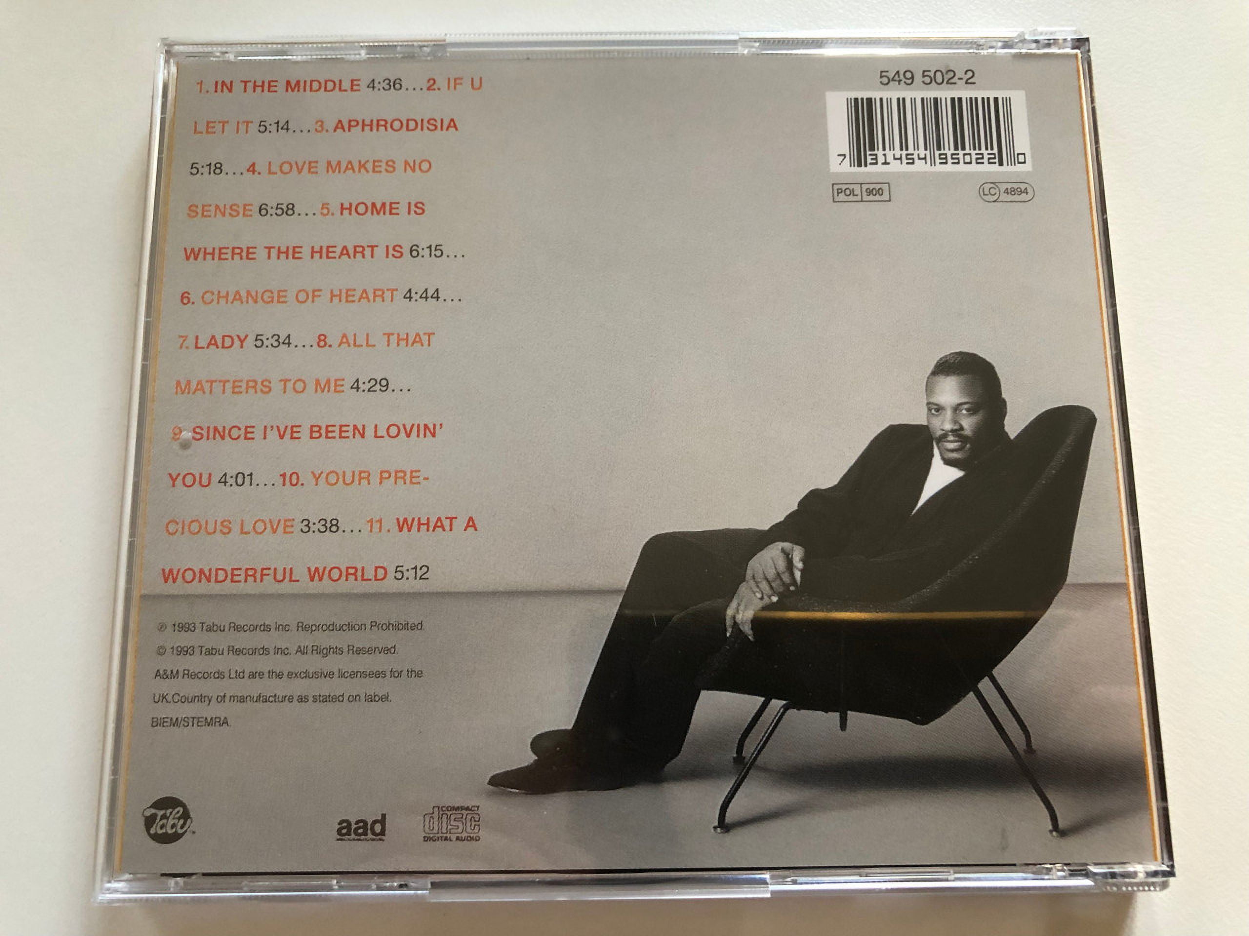 Alexander O'Neal – Love Makes No Sense / Audio CD - Walmart.com