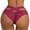 Hot Pink, variant on FASHOFT Underwear for Women Lace Panties Breathable Bikini for Ladies Beige M