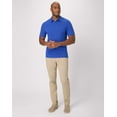 thumbnail image 6 of Hanes Men's Pique Polo Shirt (Big & Tall Sizes Available) Deep Royal 3XL, 6 of 10