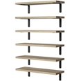 thumbnail image 3 of Floating Shelves,Wooden Floating Shelves for Wall Decor,Light Brown, 3 of 6