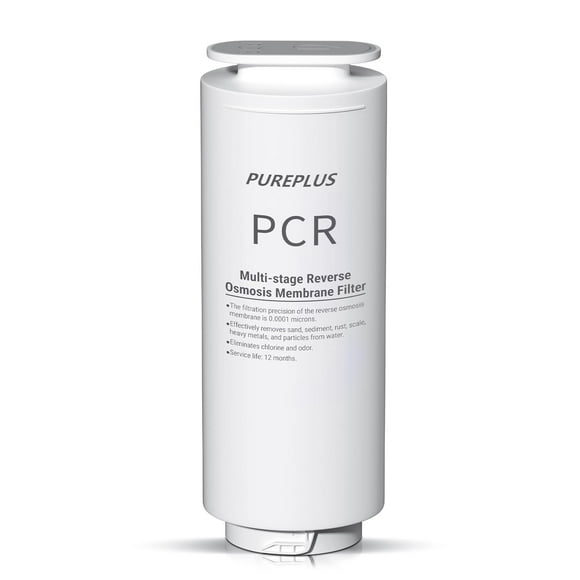 PUREPLUS PCR filter, Replacement for PP-WFC-GREY Countertop Reverse Osmosis System, 1PACK