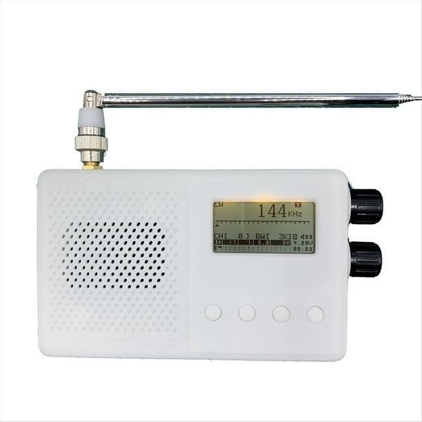 TEF6686 Mini Radio Recargable de Banda FM/LW/MW/SW Receptor de Radio con Pantalla de 1,8 Pulgadas