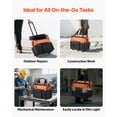 thumbnail image 6 of KFFKFF Rolling Tool Bag with 110 lbs Capacity, 27 Pockets, Durable Design with Wheels, Adjustable Handle and Stable Base, Ideal for Construction and Mechanic Tool Organization, 6 of 9