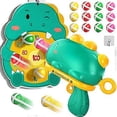 thumbnail image 1 of Kids Blaster Gun Shooting Games Dart Board Toys for Boys Girls Ages 3-8, Outdoor Indoor Dinosaur Dart Board for Kids Birthday Gifts, 1 of 5