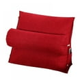 thumbnail image 1 of Wedge Shaped Pillow, Adjustable Back Wedge Cushion Pillow, Sofa Bed Office Chair Rest Cushion Neck Support Reading Pillow, for hospital, Hotel, Daybed, Window seat, Couch, 1 of 9