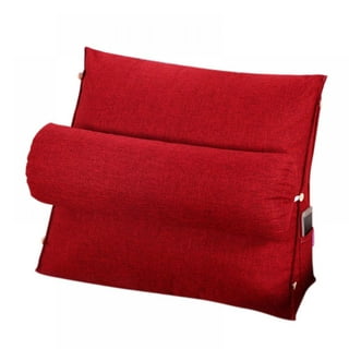 Wesiti Leg Pillows for Sleeping Sherpa Covered Foam Bolster Pillow Half  Moon Foot Pillow Multi Purpose Recliner Leg Rest Cushion for Bed Chair Sofa