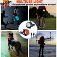 thumbnail image 2 of USB Rechargeable Bike Light Set,Super Bright Front Headlight and Rear LED Bicycle Light,650mah Lithium Battery,4 Light Mode Options(2 USB cables and 4 Strap Included), 2 of 7