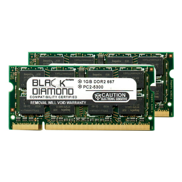 prima Venta anticipada añadir 2GB 2X1GB RAM Memory for Compaq Presario C700 Series Presario C751NR Black  Diamond Memory Module DDR2 SO-DIMM 200pin PC2-5300 667MHz Upgrade -  Walmart.com