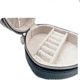 thumbnail image 2 of travel jewelry box organizer heart shaped for rings necklaces, 2 of 4
