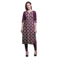 thumbnail image 1 of Bimba Robes Tuniques Droites Imprimées en Coton pour Femmes Vêtements Indiens Imprimés - Grand, 1 of 6