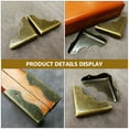thumbnail image 4 of NUOLUX 20Ud Protectores Antiguos Para Esquinas De Cajas De Madera Con Retro Dorado, 4 of 7