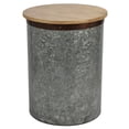thumbnail image 1 of Table d'appoint de hometrends galvanisée avec rangement, 1 of 3