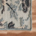 thumbnail image 3 of LR Home Traditional Floral Motif Runner Rug, 2'3" x 6'9", Blue / Gray, 3 of 7